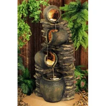 Fontanna dzbany oleju z podświetleniem  LED   H 117cm