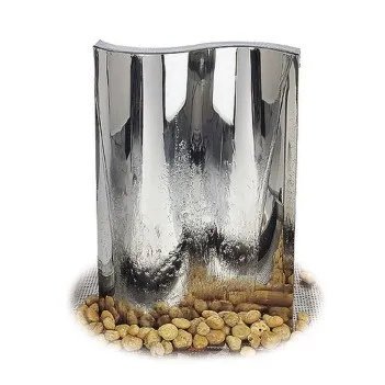 Fontanna Fala do domu i ogrodu stal nierdzewna H 90 cm 