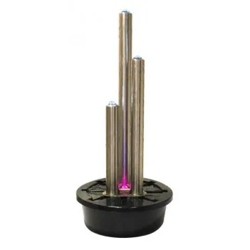 Zaawansowana fontanna  3 rury. LED.H 85 cm