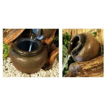 Fontanna,kaskada 4 kondygnacyjna,LED,H 100cm