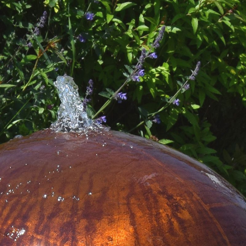 Garden fountain sphere...