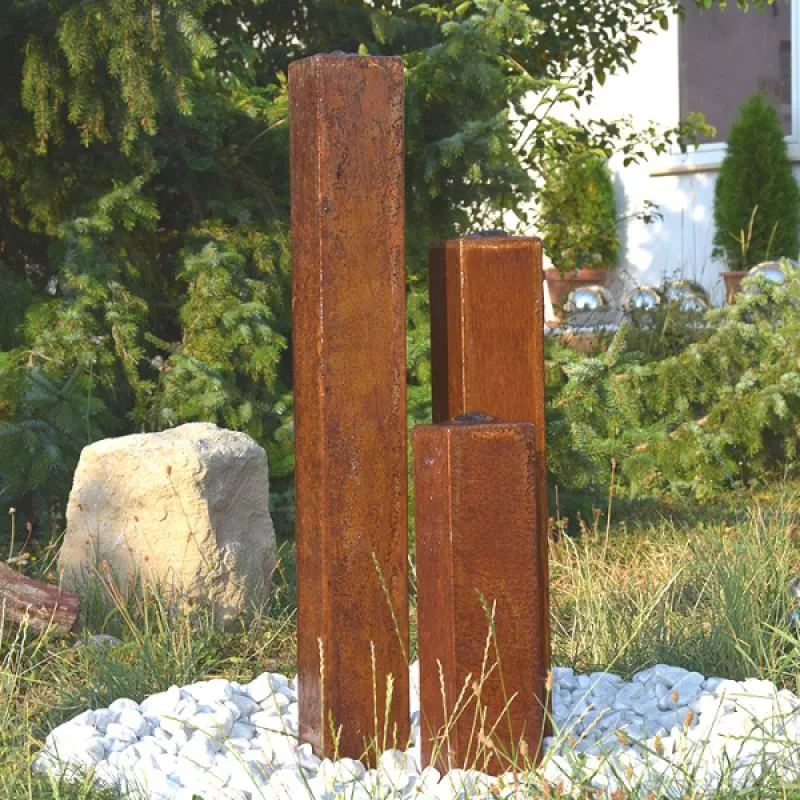 Fountain, corten steel...