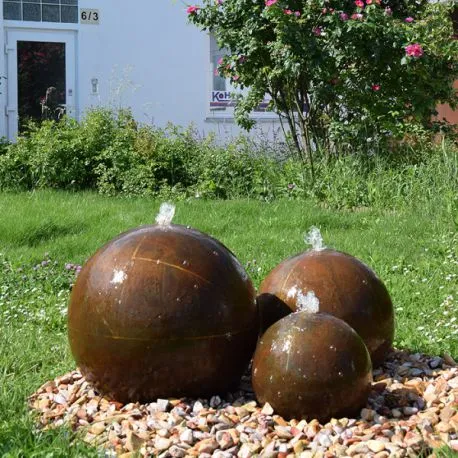 Jeu de 3 boules en acier...