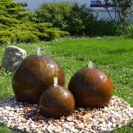 Jeu de 3 boules en acier...