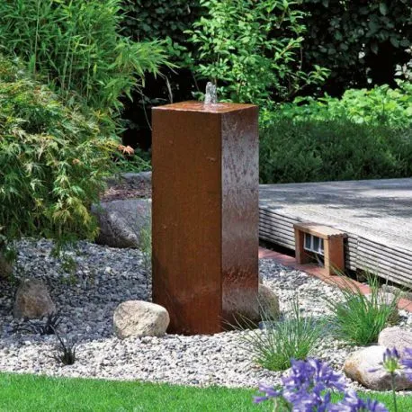 Corten steel garden...