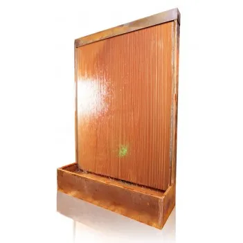 Fontanna grzyb do domu i ogrodu stal nierdzewna,LED H 40 cm 