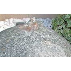 Fontanna Polerowana kula szara z granitu 40 cm 