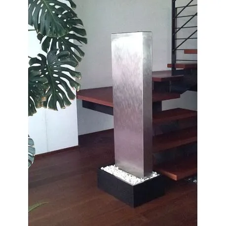 Mur d'eau, fontaine inox...