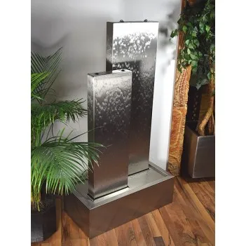 Deux fontaines inox Metro 2