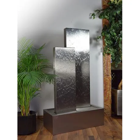 Deux fontaines inox Metro 2