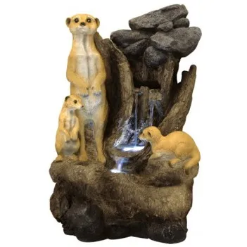 Fontanna,kaskada "Surykatki"H 56 cm LED