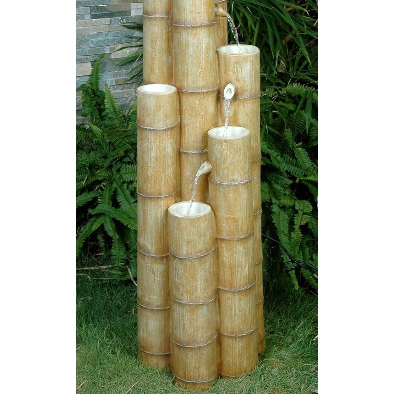 Fontanna,kaskada,,bambus"H 146 cm,LED