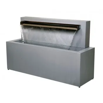 Fontanna grzyb do domu i ogrodu stal nierdzewna,LED H 40 cm 