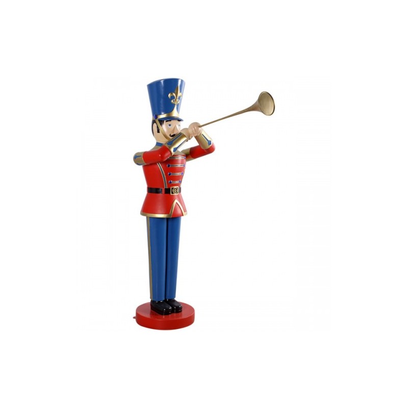 Poznaj wymowę  Spielzeugsoldat & Trompete Rot / Blau
