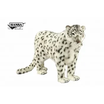 Schneeleopard Standing