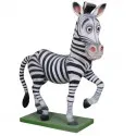 Komiczna zebra z podstawą