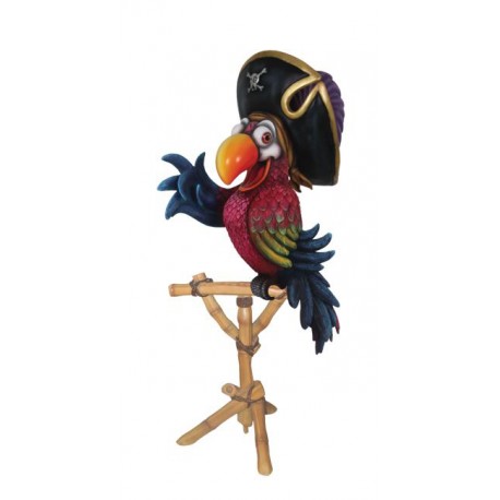 Piracka papuga ze stojakiem