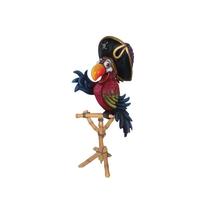 Piracka papuga ze stojakiem