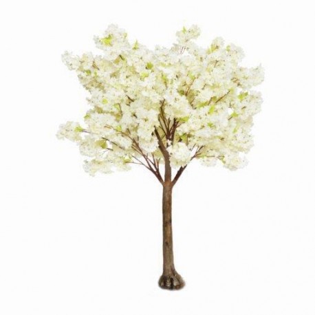 Drzewo Biały Kwiaty Jabłoni z LED