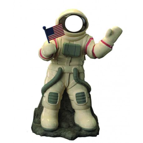 Astronauta z miejscem na zdjęcie