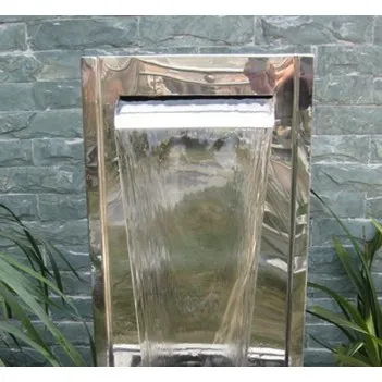 Fontanna,stal nierdzewna"Alicante"LED,H 70 cm