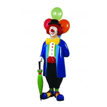Clown with Umbrella