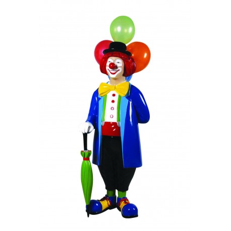 Clown with Umbrella