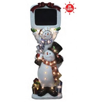 Snowmen Blackboard , LED