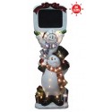 Snowmen Blackboard , LED