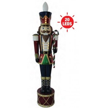 Nutcracker on Drum , LED