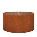 Corten сталь круглый пруд с фонтаном ADCBR1