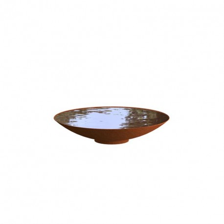 Corten Steel Water Bowl ADWNS3