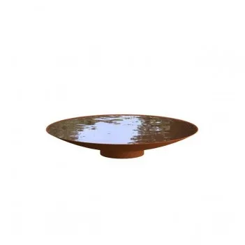 Corten ocel mísa s vodou ADWNS4