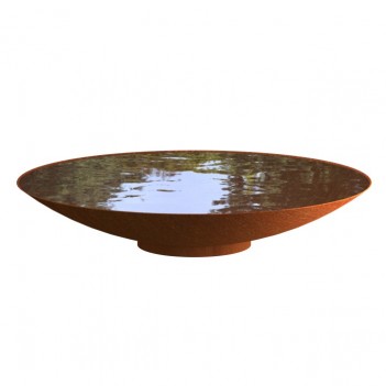 Corten ocel mísa s vodou ADWNS6