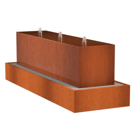 Corten сталь Водоблок - фонтан ADCWB4