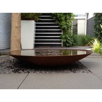 Corten Steel Water Bowl ADWNS6