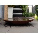Corten Steel Water Bowl ADWNS6