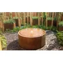 Corten сталь круглый пруд с фонтаном ADCBR1
