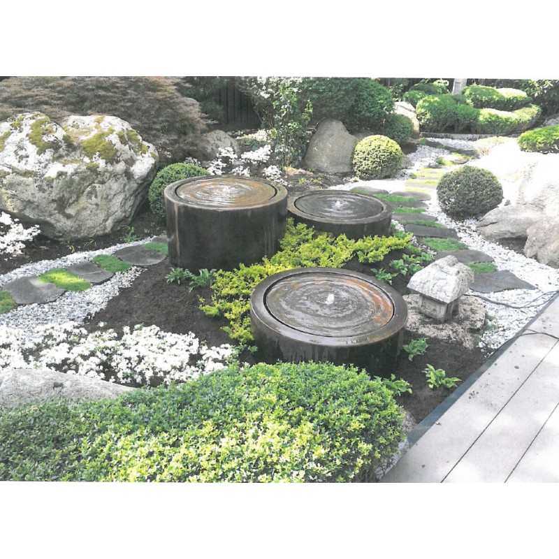 Aluminum Round Water table - water feature ADABR4
