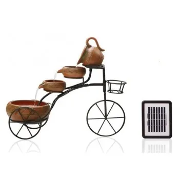 Fontanna,kaskada solarna"Rower"H 57 cm