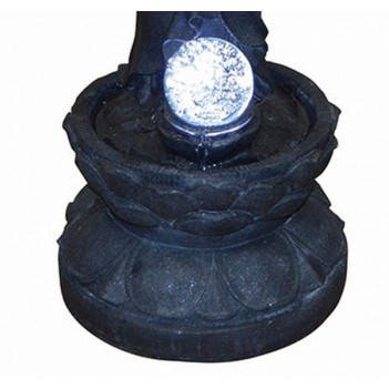 Fontanna,kaskada Stojący Budda LED,H 84 cm