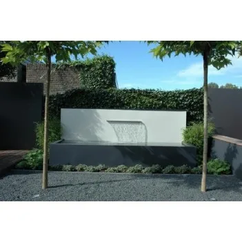 2500x250x1200 Aluminum free standing water wall ADVM2.2