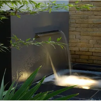 2500x250x1200 Aluminum free standing water wall ADVM2.2