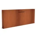 3000x250x1200 Сталь Corten отдельно стоящая водная стена ADVCM2.1