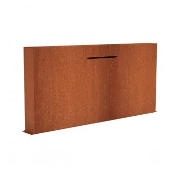 2500x250x1200 Сталь Corten отдельно стоящая водная стена ADVCM2.2