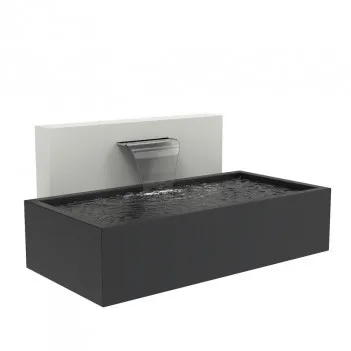 2500x250x1200 Aluminum free standing water wall ADVM2.2