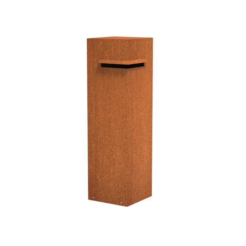 350x350x1200 Corten стальной почтовый ящик ADIVC1
