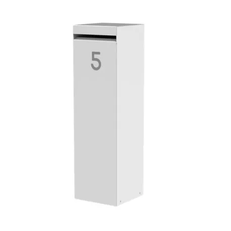 350x350x1200 Aluminum letterbox ADHAA1