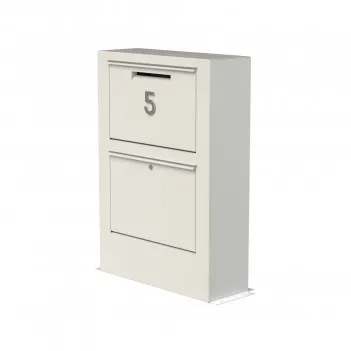 870x300x1250 Briefkasten aus Aluminium ADPPA1