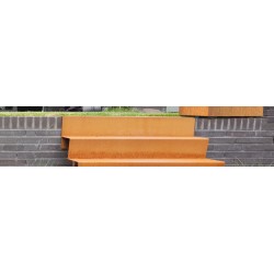 1500x480x340 Corten Steel Stairs ADCST2.3 ( 2 Stair steps)